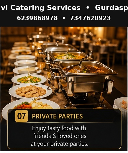 Community and religious event catering